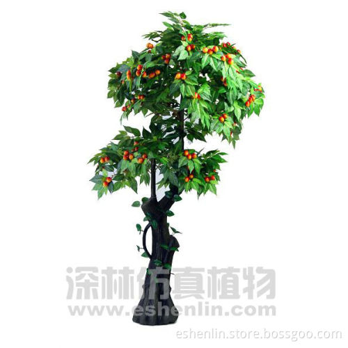 Artificial cherry tree with fruits